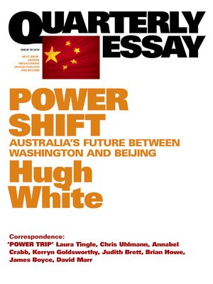 cover image of Quarterly Essay 39 Power Shift